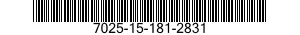 7025-15-181-2831 DISPLAY UNIT 7025151812831 151812831