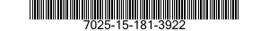 7025-15-181-3922 DISPLAY UNIT 7025151813922 151813922