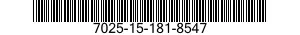 7025-15-181-8547 COMPUTER 7025151818547 151818547