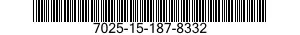 7025-15-187-8332 DISPLAY UNIT 7025151878332 151878332