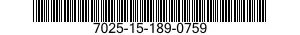 7025-15-189-0759 PROCESSOR,FILE SERVER 7025151890759 151890759