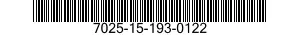7025-15-193-0122 PRINTER,AUTOMATIC DATA PROCESSING 7025151930122 151930122