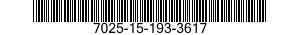 7025-15-193-3617 DISPLAY UNIT 7025151933617 151933617