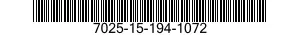 7025-15-194-1072 DISPLAY TOUCH SCREE 7025151941072 151941072