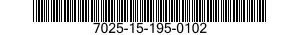 7025-15-195-0102 DISK DRIVE UNIT 7025151950102 151950102