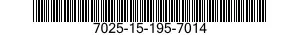 7025-15-195-7014 PRINTER,AUTOMATIC DATA PROCESSING 7025151957014 151957014