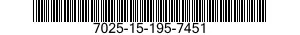 7025-15-195-7451 PRINTER,AUTOMATIC DATA PROCESSING 7025151957451 151957451