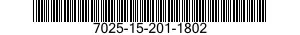 7025-15-201-1802 OPTICAL READER,DATA ENTRY 7025152011802 152011802