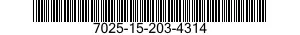 7025-15-203-4314 PRINTER,AUTOMATIC DATA PROCESSING 7025152034314 152034314