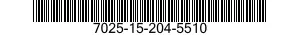 7025-15-204-5510 DISPLAY UNIT 7025152045510 152045510