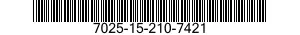 7025-15-210-7421 PROCESSORE A 2 DRIV 7025152107421 152107421