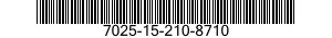 7025-15-210-8710 UNITA' DI CONTROLLO 7025152108710 152108710