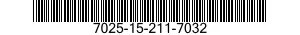 7025-15-211-7032 CD IMM.SAT.Q.B.AREA 7025152117032 152117032