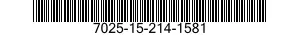 7025-15-214-1581 NOTEBOOK TOSHIBA CO 7025152141581 152141581