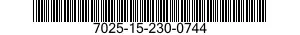 7025-15-230-0744 MONITOR COLORE 15" 7025152300744 152300744