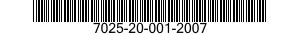 7025-20-001-2007 DISPLAY UNIT 7025200012007 200012007