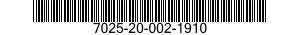 7025-20-002-1910 PRINTER,AUTOMATIC DATA PROCESSING 7025200021910 200021910