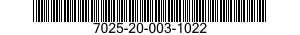 7025-20-003-1022 PRINTER,AUTOMATIC DATA PROCESSING 7025200031022 200031022