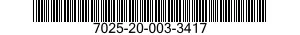 7025-20-003-3417 DISK DRIVE UNIT 7025200033417 200033417