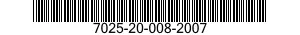 7025-20-008-2007 DISPLAY UNIT 7025200082007 200082007