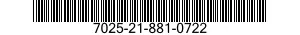 7025-21-881-0722 DISK SYSTEM 7025218810722 218810722