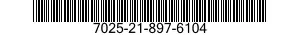 7025-21-897-6104 PRINTER,AUTOMATIC D 7025218976104 218976104