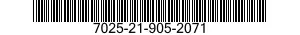 7025-21-905-2071 PRINTER,AUTOMATIC DATA PROCESSING 7025219052071 219052071