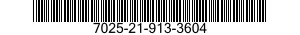 7025-21-913-3604 DISPLAY UNIT 7025219133604 219133604
