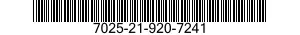 7025-21-920-7241 PRINTER SUBASSEMBLY 7025219207241 219207241