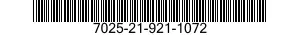 7025-21-921-1072 DISPLAY UNIT 7025219211072 219211072