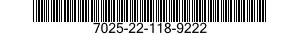 7025-22-118-9222 DISK DRIVE UNIT 7025221189222 221189222