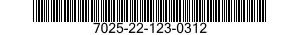 7025-22-123-0312 PRINTER,AUTOMATIC DATA PROCESSING 7025221230312 221230312