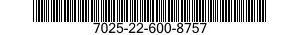 7025-22-600-8757 KEYBOARD,DATA ENTRY 7025226008757 226008757