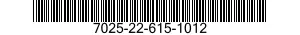 7025-22-615-1012 OPTICAL READER,DATA ENTRY 7025226151012 226151012