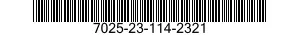 7025-23-114-2321 PROGRAM LOADING UNI 7025231142321 231142321