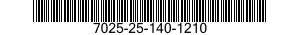7025-25-140-1210 KEYBOARD,DATA ENTRY 7025251401210 251401210