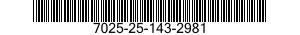 7025-25-143-2981 KEYBOARD,DATA ENTRY 7025251432981 251432981