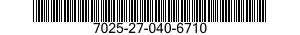 7025-27-040-6710 PRINTER,AUTOMATIC DATA PROCESSING 7025270406710 270406710