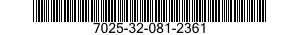 7025-32-081-2361 DISPLAY UNIT 7025320812361 320812361