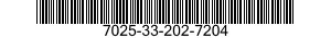 7025-33-202-7204 CONSOLE,INPUT-OUTPUT,DIGITAL COMPUTER 7025332027204 332027204