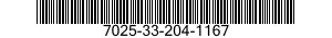 7025-33-204-1167 DISPLAY UNIT 7025332041167 332041167