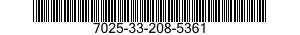 7025-33-208-5361 DISPLAY UNIT 7025332085361 332085361