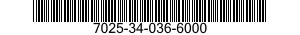 7025-34-036-6000 MOUSE,DATA ENTRY 7025340366000 340366000