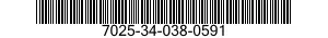 7025-34-038-0591 PRINTER SUBASSEMBLY 7025340380591 340380591