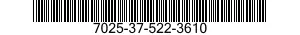 7025-37-522-3610 DISPLAY UNIT 7025375223610 375223610