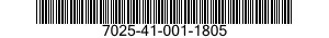 7025-41-001-1805 PRINTER,AUTOMATIC DATA PROCESSING 7025410011805 410011805