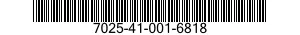 7025-41-001-6818 PRINTER,AUTOMATIC DATA PROCESSING 7025410016818 410016818