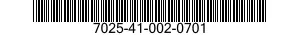 7025-41-002-0701 DISPLAY UNIT 7025410020701 410020701