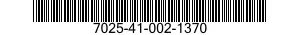 7025-41-002-1370 DISPLAY UNIT 7025410021370 410021370