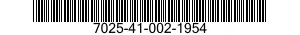 7025-41-002-1954 DATA ACQUISITION UNIT 7025410021954 410021954